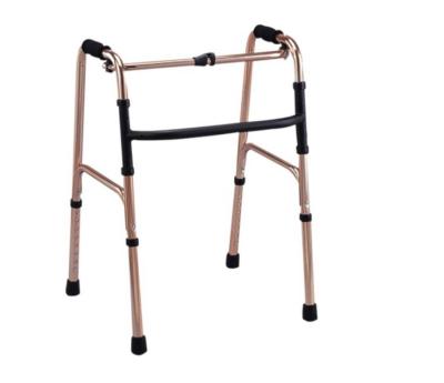 China Alum. Walker 4 Leg Frame And Support Bar Steel Elder Patient Walker for sale