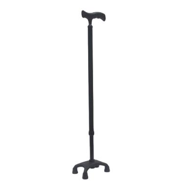 China Lightweight New Products Folding Elder 4 Leg Anti-slip Walking Stick For The Elderly for sale