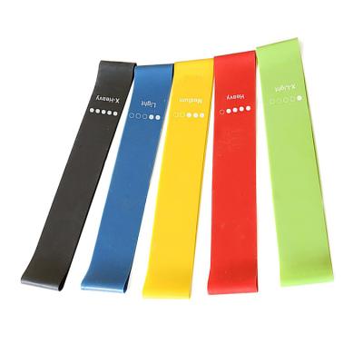 China Outdoor Home Yoga Training Other Exercise Resistance Loop Exercise Bands Rubber Latex Fitness Exercise Stretch Loop Band Resistance Bands for sale