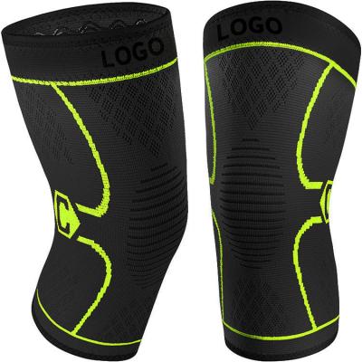 China Best Sports Basketball Gym Compression 3D Knee Sleeve Support Durable Adjustable Hinged Knee Brace for sale