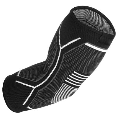 China Durable Reduce Pain Compression Elbow Brace Protector Sports Elbow Support Brace Base Elbow Pad for sale