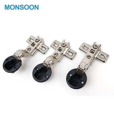 China 26Mm Full Cup Conceal Self Closing Overlay Hinge For Cabinet Display Glass Door Hinge for sale