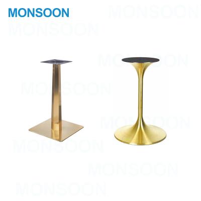 China Customized Contemporary Black Powder Coating Metal Conference Trapezoid Table Legs Table Base Table Frame for sale