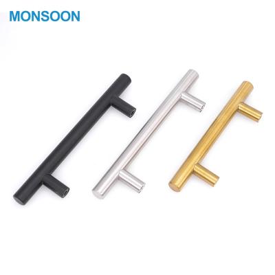 China Cabinet Hardware Furniture Fittings Sideboard T Bar Handle Pulls Metal Wardrobe Door Handle for sale