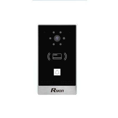 China Aluminum alloy frame+acrylic waterproof mirror wifi intercom tuya ip video door phone with fingerprint open hd camera for sale