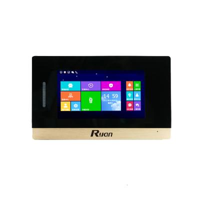 China Aluminum alloy frame+acrylic hot selling mirror wifi doorbell wireless remote control tuya IP smart doorbell for sale