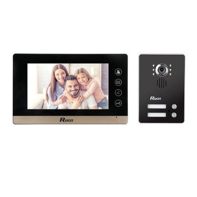 China Aluminum Alloy Frame+Acrylic Waterproof Mirror IP Video Intercom Camera Wifi Door Phone With Mobile Phone App for sale