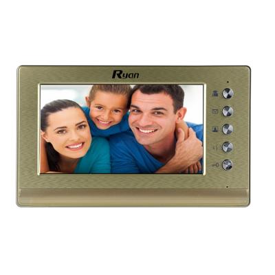 China NIGHT VISION Home Security Video Door Phone With 7 Inch LCD Monitor Video Intercom for sale