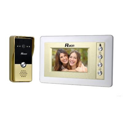 China Aluminum alloy video home security commax door phone for villa video intercoms videoportero for sale