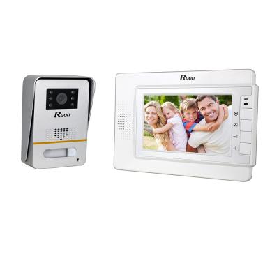 China 7 Inch High Definition LCD Video Doorbell Phone Smart Home Video Intercom For Home Security RAR363FT-H+RAD302F-H for sale