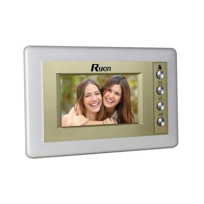 China Video 7inch Motion Detection Door Phone Doorbell Intercom Wired Camera Night Vision for sale