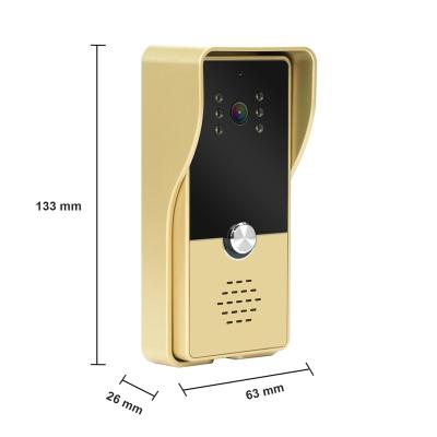 China ABS Home Outdoor Video Door Phone Outdoor Video Monitor Camera Station Intercom Entry Control System for sale