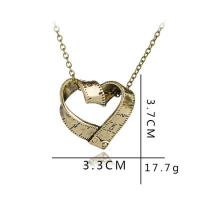 China New Product Heart Shaped Collar Band Measurement Collar Good Heart Necklace Price for sale