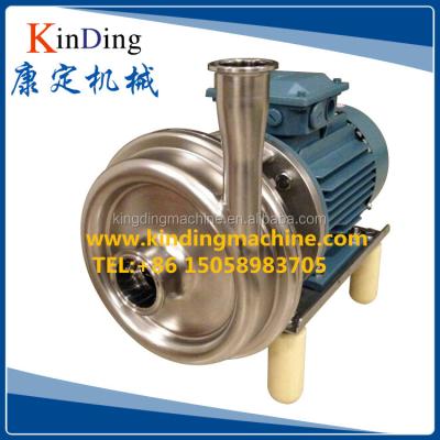 China Sanitary Liquid Transfer Stainless Steel Centrifugal Pump For Milk , Dairy , Beverage for sale