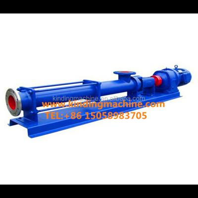 China For High Viscosity Products G Series Horizontal Screw Bitumen Pump / Grout Screw Pump for sale