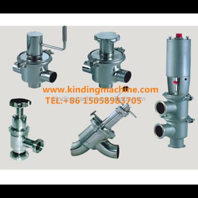 China SS304 and SS316L General Stainless Steel Sanitary Valve 3 Way Pneumatic Reversing Valve With Positioner for sale