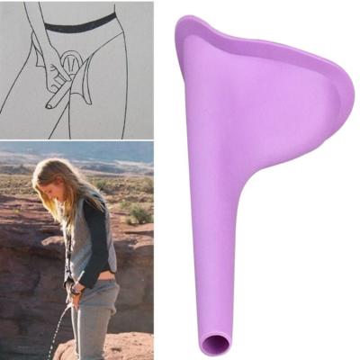 China Urination Device Modern Soft Travel Silicone Urinal Women Outdoor Camping Stand Up Pee Toilet Portable Urinals For Girl Female for sale