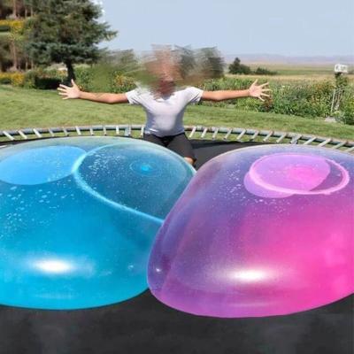 China 2021 Durable TPR Toy Ball TPR Bubble Inflatable Ball Water Ball With Big Size for sale