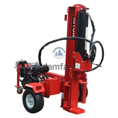 China RAM Trusses 60 Ton 15HP Gasoline Engine 6 Inch RAM Hydraulic Vertical And Horizontal Log Splitter for sale