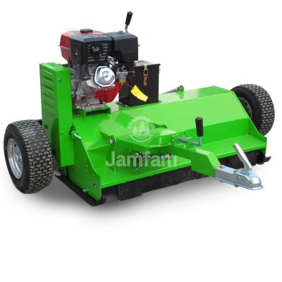 China Farms Jamfam Cutting Width 1.2m / 1.5m Ce Approved Atv Flail Lawn Mower With 15hp Gasoline Engine for sale