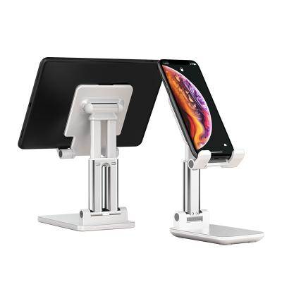 China High Quality Wholesale Adjustable Desktop Notebook With White Foldable Mini Cell Phone Holder Stand For iPad for sale