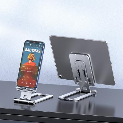 China MC Lower Prices Adjustable Flexible Portable Aluminum Mobile Phone Stand Holder Mobile Display for sale