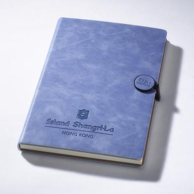 China Custom High Quality Eco-friendly Paper Leather Notebook Cover Notebook Paper Hardcover Office Notebook For Business for sale