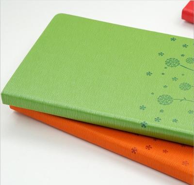 China China Custom Different Color PU Leather Soft Cover Diary Notebook Eco-friendly Factory Paper for sale