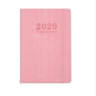 China Eco-friendly Paper Custom High Quality Leather Daily Planner Notebook With Debossed Logo for sale