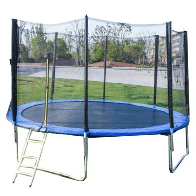 China With Protective Net Buy 12FT Gymnastics Trampoline Deluxe Hexagonal Outdoor Jumping for sale