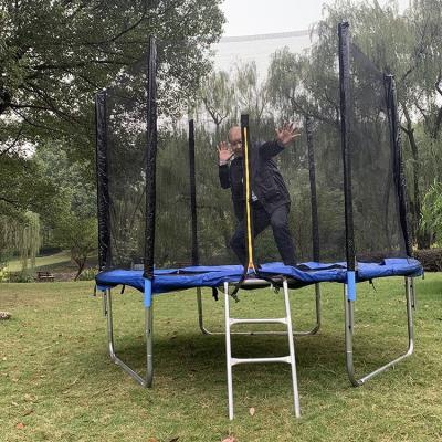 China With Protective Net Manufacturers Direct Selling Cheap Large Outdoor Fitness 10Ft Foldable Trampoline for sale