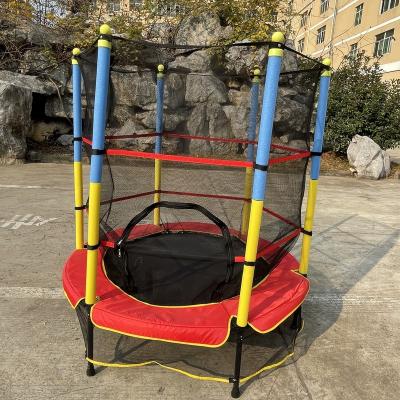 China With 55 Inch Kid Outdoor Trampoline Park Protective Tupe Net Steel Material for sale