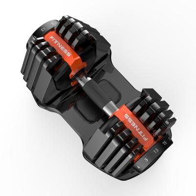 China Universal Custom Logo Rubber Dumbells Adjustable Dumbbell Set for sale