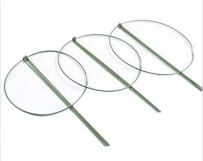 China Round Growing Ring Flower Defender Cage Plant Stake Grow Through Plant Supports Plant Support Extension Metal Garden Square Circle Brackets for sale