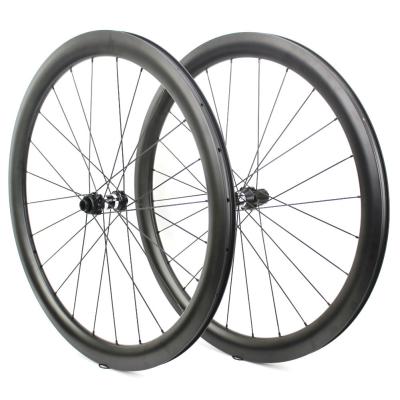 China Road Bikes Cheap Bicycle Carbon Fiber Wheels 700C Road Bike Cycling Aero Wheelset for sale