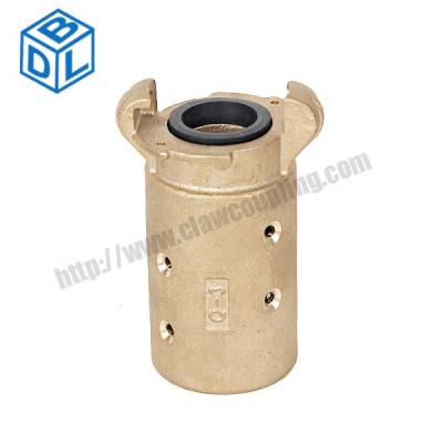 China Truss Brass Sandblast Coupling For Female Pipe Thread For Nozzle Holder for sale