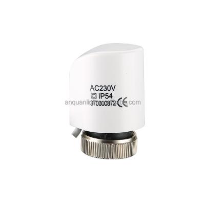 China Modern Electrothermal White Underfloor Heating Actuator Head OR Adapter White Actuator for sale