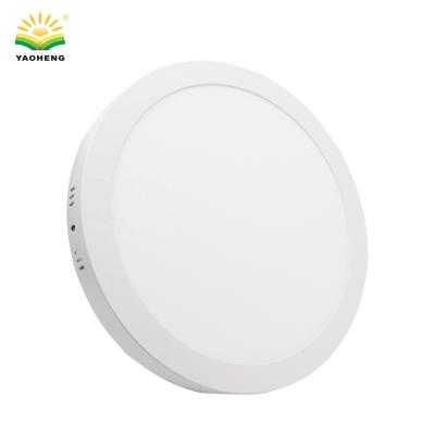 China Indoor Home Tech Surface Made In China Industrial Factory Surface Mounted Led Ceiling Panel Light 18w Housing for sale