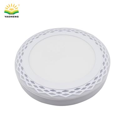 China Industrial High Quality Good Product Decorative 12+4w Ceiling Led Surface Mounted Panel Light for sale