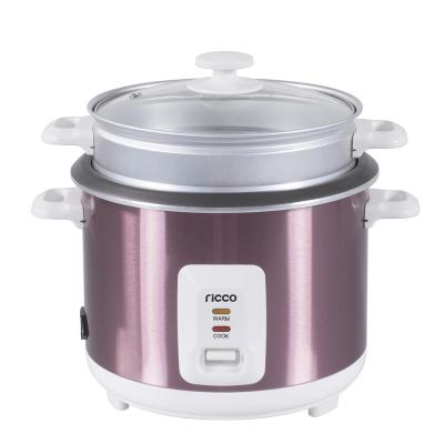 China Household New Design Purple Color Stainless Steel Rice Cooker 1.8L 2.2L 2.8L for sale