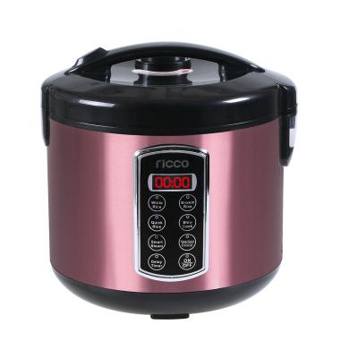 China Hot Selling Household 1.8L 10cups Multi Digital Rice Cooker with 24 Hours Pre-set for sale