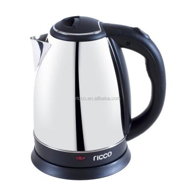 China 1.5L/1.8L Stainless Steel Classic Cordless Electric Kettle for sale