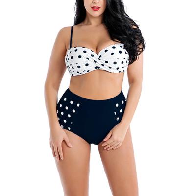 China Wholesale Sexy Breathable Plus Size Bikini Summer Women's Breathable Lift Up Two Pieces Spa Bra Panties for sale