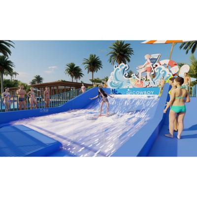 China Durable Flowrider Water Park Fiberglass Pool Surfing Flow Rider Manufacturer for sale