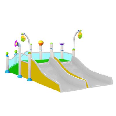 China COWBOY Fiberglass Water Park Metal Slides Family Funny Familly Water Slide Toys Pool Slide for sale