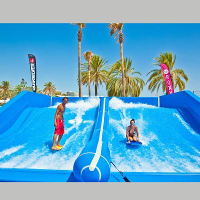 China Outdoor Water Park Equipment Guangzhou Water Park Equipment Outdoor Artificial Water Slide Pump Water Slide Fiberglass Surfing Entertainment for sale