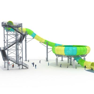 China Wholesale Funny Metal COWBOY Great Fun Water Slide Competition Fiberglass Equipment Water Slide for sale