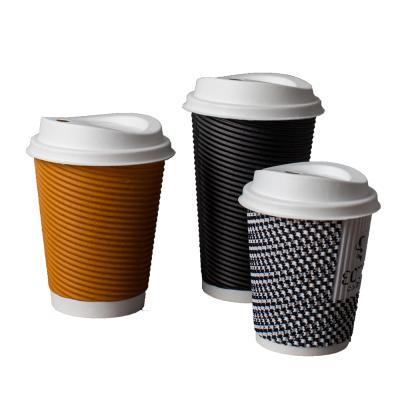 China Bagasse Tray Packaging Cups Disposable Biodegradable Lid For Coffee Cup for sale