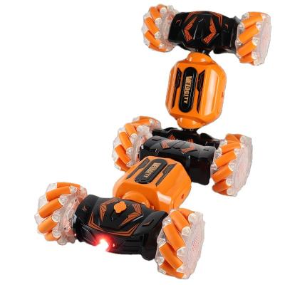 China Hand control Carro De Juguete Girls Remote Control Toy Green Orange Colors Gesture Sensing Rc Stunt Rotation 360 Car Hand Controls Car for sale