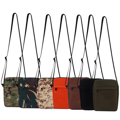 China High Quality 600D Polyester Waterproof Wholesale Camouflage Custom Stylish Cross Mini Shoulder Messenger Bag Simple Women Men's Long Strap Body Sling Bag Lady's Shoulder Bag for sale